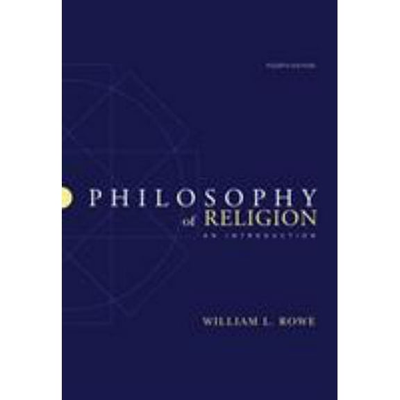 Pre-Owned Philosophy of Religion: An Introduction (Paperback) 0495007250 9780495007258