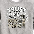 thumbnail image 3 of The Nightmare Before Christmas - Trust Me I'm A Doctor - Youth Crewneck Fleece Sweatshirt, 3 of 5