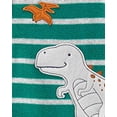 thumbnail image 3 of Carter s Garçons Interlock 115g219 4T, Vert Rayé Dino, 3 of 3