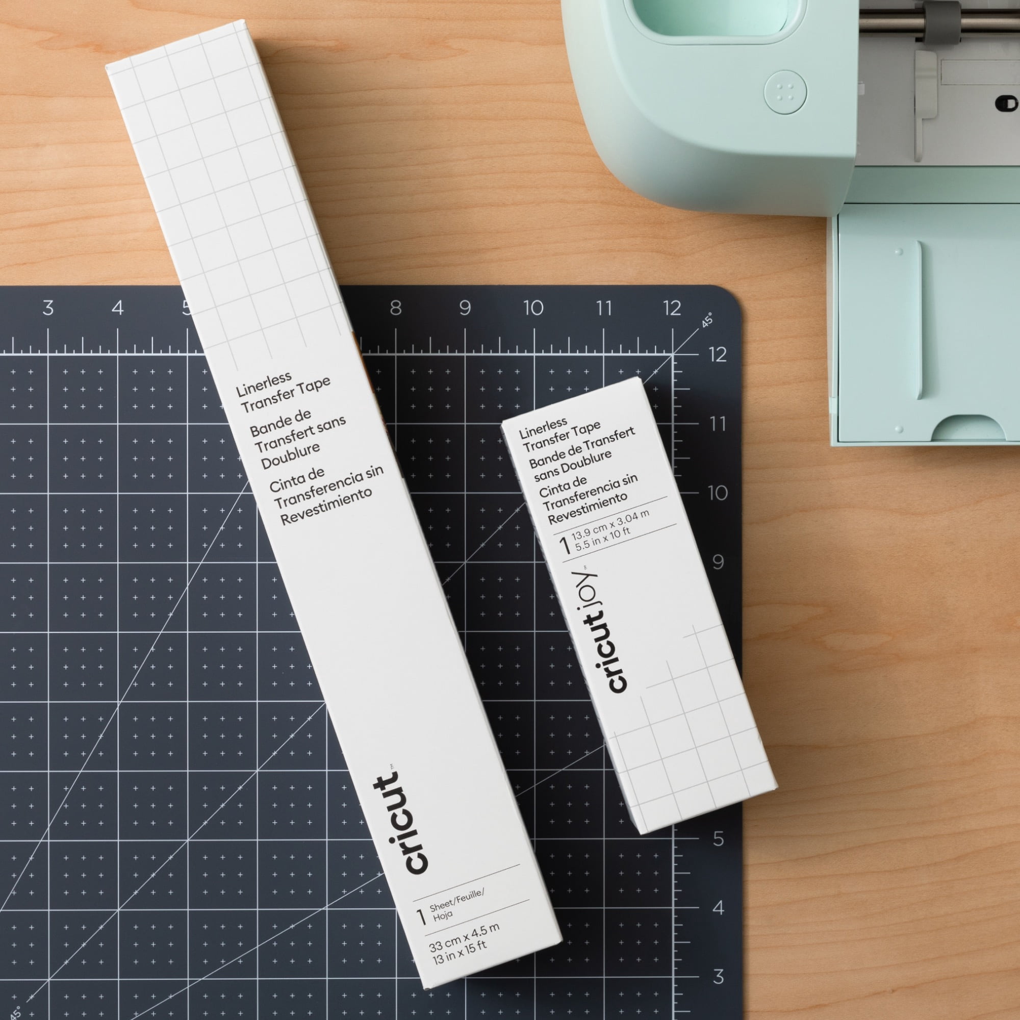 Cricut® Linerless Transfer Tape (75 ft) Transparent, 13" x 900"