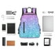 thumbnail image 4 of Disketp Multicolor Glitter Mochila Ligera e Impermeable, Mochila de Día Resistente para Viajes, Senderismo y Uso Diario para Hombre y Mujer, 4 of 7