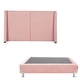 thumbnail image 1 of Box Base Cama Individual + Cabecera Milan Rosa Dicasa  Pink, 1 of 8