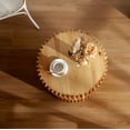thumbnail image 6 of Retro Fashion Style Cylindrical side Table with Vertical Texture Relief Design,Suitable for Living Room,Office,and Dining Room(Same SKU:W757102860), 6 of 10