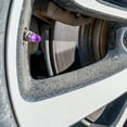 thumbnail image 3 of Motoforti Universal Tire Valve Stem Caps Car Accessories Aluminum Alloy Purple 4 Pcs, 3 of 7