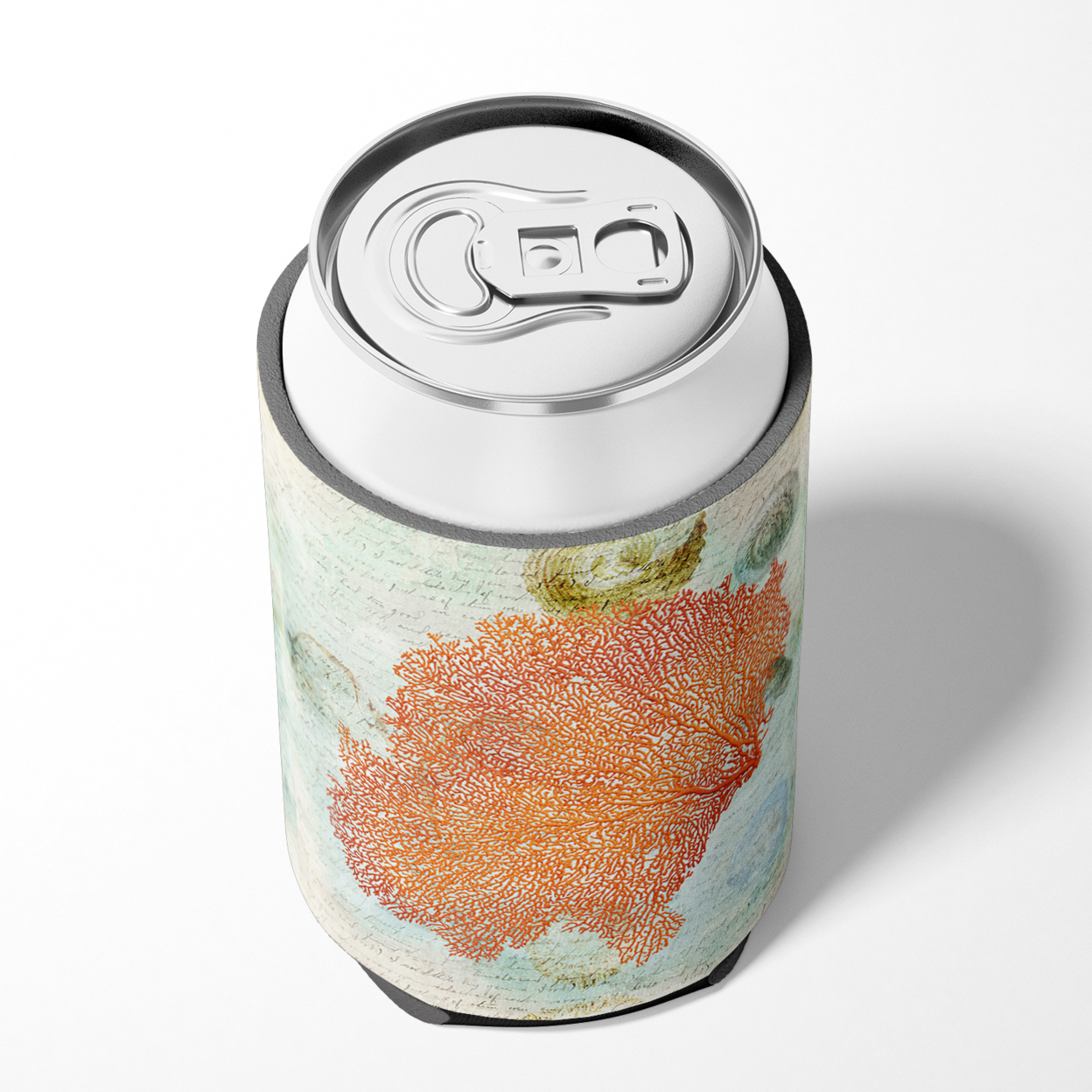 Carolines Treasures SB3023CC Beach Sea Fan Coral Can or Bottle Hugger Can Hugger multicolor