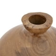 thumbnail image 5 of Creative Co-Op Decorative Paulownia Wood Vase, Walnut Finish, 5 of 7