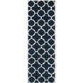 thumbnail image 5 of SAFAVIEH Chatham Jacob Geometric Quatrefoil Wool Area Rug, Dark Blue/Ivory, 2' x 3', 5 of 10