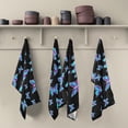 thumbnail image 5 of Coolnut Blue Butterfly Kitchen Dish Towel Set of 4, Soft Absorbent Drying Dishcloths Dish Towels with Hanging Loop for Kitchen Bathroom Bar Home Decor, 28 x 18 Inch Washcloth Gift, 5 of 7