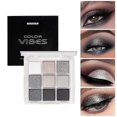 thumbnail image 1 of 9 Colors Eyeshadow Palette , High Pigmented Blendable Matte Glitter Shimmer Finishes, 24-hour Long Lasting Eye Makeup For Christmas Music Festival, 1 of 5