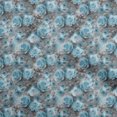 thumbnail image 1 of oneOone Polyester Spandex Blue Fabric Abstract Floral Fabric For Sewing Printed Craft Fabric By The Yard 56 Inch Wide-2rb, 1 of 5