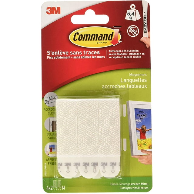 Onglets Suspendus pour Photos, 4 x 2 Onglets Larges, 7,2 kg