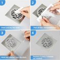 thumbnail image 5 of 50PCS Shower Drain Hair Catcher Easy to Use and Install Hair Catcher for Bathroom Laundry Bathtub, 5 of 5