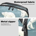 thumbnail image 4 of Polar Bear Hard Drive and Cord Storage Organizer PC Case, Waterproof Oxford Cloth Electronic Organizer Travel Case, Outdoor Small Storage Box, 5.9x9.44x3.14 in., 4 of 6