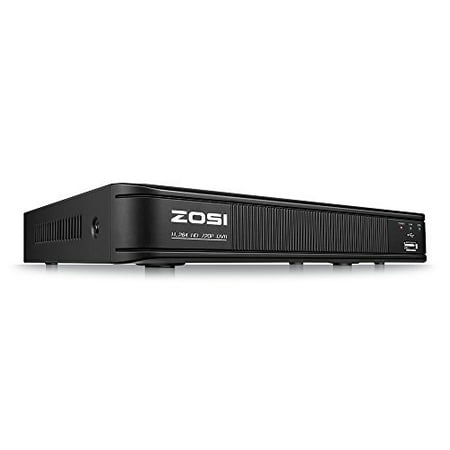 ZOSI 8 Channel 720P 1080N HD-TVI Security DVR Recorder HD Hybrid Capability 4-in-1(Analog/AHD/TVI/CVI) Surveillance System,Motion Detection,Remote Control,Email Alarm,No Hard