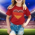 thumbnail image 2 of TZEWGL Soprt Prints Short Sleeve Round Neck Tops For Newborn Clothing For Toddlers size 6-7T, 2 of 5