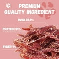 thumbnail image 3 of Pawmate Duck Jerky Dog Treats, Premium Jerky Healthy Snacks for Small Medium Large Dogs, 27-30ct Bag, 3 of 9