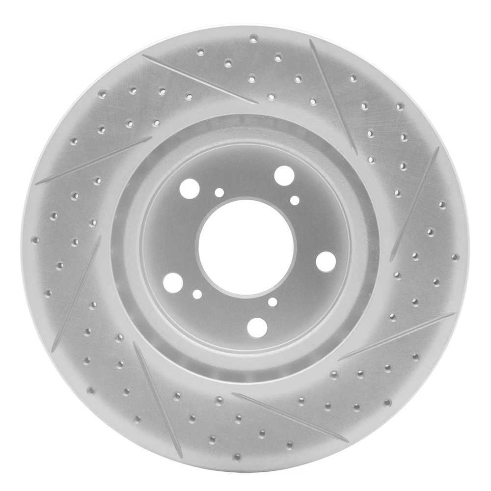 Dynamic Friction Company 830-59056L DFC Geoperformance Rotor - Drilled and Slotted
