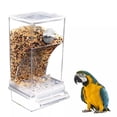 thumbnail image 5 of ZMKIAG No Mess Bird Feeders Automatic Parrot Water Dispenser Clear Bird Seed Container Parakeet Cage Accessories for Small and Medium Parrot Cockatiel Canary, 5 of 9
