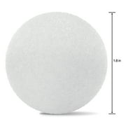 FloraCraft CraftFōM 12 Piece Crafting Foam Ball 1.8 White