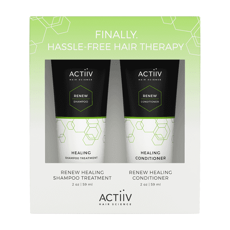 ACTIIV Renew Cleansing Treatment, Healing Conditioner 2 Ounce Travel Kit