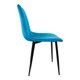 thumbnail image 4 of 2 Sillas Comedor Eames Tapizada Rack & Pack Azul Terciopelo Sala Habitación, 4 of 5
