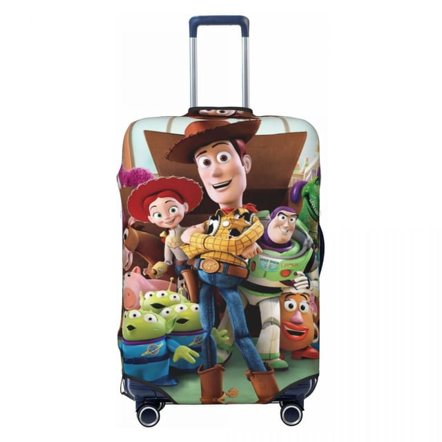 Custom Toy Story 4 Aliens 3685 Luggage Cover Elastic Travel Suitcase Protective Covers Fits 18-32 Inch