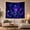 Biolight Forest, variant on Fantasy Forest Moon Over Bioluminescent Lake Mystical Celestial for Nature Lovers, Fantasy Forest Decor Housewarming Gift Tapestry Wall Hanging for Bedroom, Living Room and Dorm