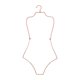 thumbnail image 1 of Percha para lencería Percha para trajes de baño Percha para trajes de baño Percha para trajes de baño Bikini pijama Oro rosa, 1 of 9