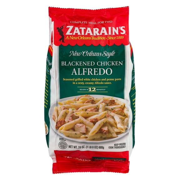 Zatarain's Frozen Blackened Chicken Alfredo, 24.0 oz Bag