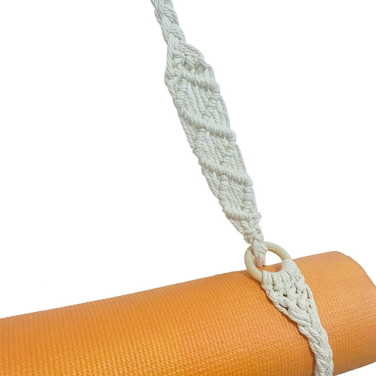 Yoga Mat Carry Strap Handmade Boho Crochet Macrame Adjustable Shoulder  Strap for Yoga Mat Pilates Exercise Fitness