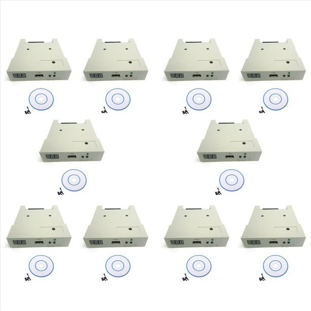 10X SFR1M44 U100 USB Emulador de Unidad de Disquete Maquina de ABS para la Industria