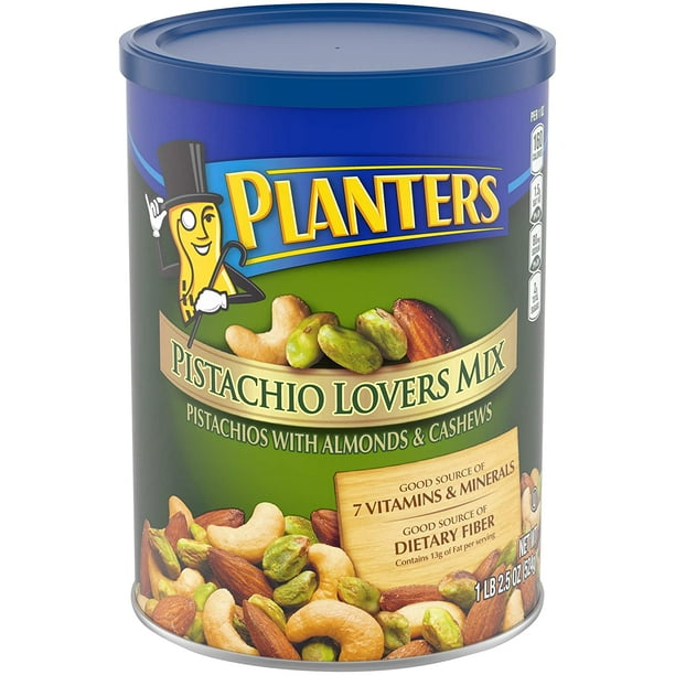 PLANTERS Deluxe Pistachio Mix, 18.5 oz. Resealable Container