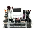 thumbnail image 2 of OnDisplay Alexa Acrylic Cosmetic/Makeup Organizer w/Mirror, 2 of 2