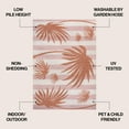 thumbnail image 3 of JONATHAN Y TUSCAN SUN 5 x 8 Area Rug, Veronica Beach Stripe and Palm Leaf - Pink/Cream, TSN402A-5, 3 of 7