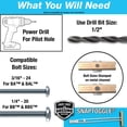 thumbnail image 3 of Drywall Anchor TOGGLER SNAPTOGGLE 100-Pack Holds 120kg, 3 of 7