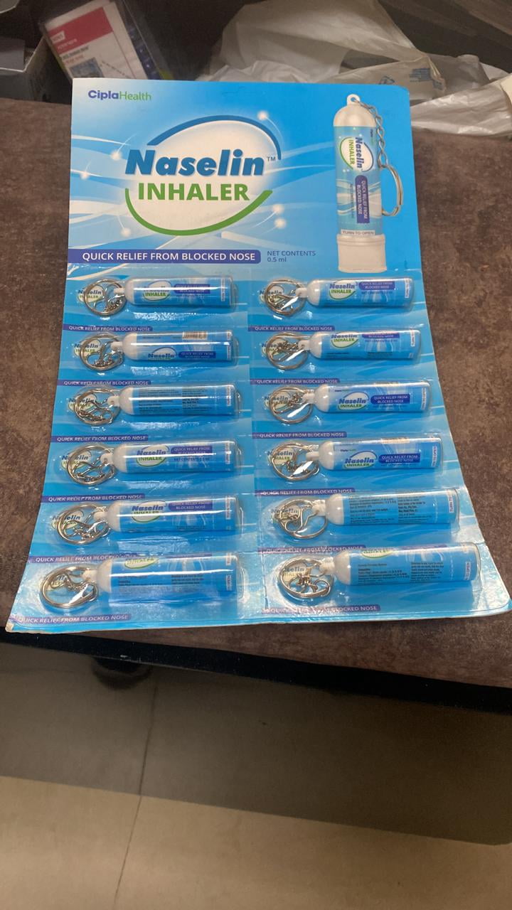 cipla  health naselin inhaler 12 packs