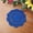 Blue, variant on Crochet Doilies, 1Pcs 8" - Handmade Crochet Cotton Coaster, Round Lace Placemats with Floral Patterns for Wedding Party Decoration (Bright Blue)