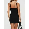 thumbnail image 6 of KelaJuan Women Summer Mini Evening Dress Sleeveless V Neck Backless Above Knee Party Dress, 6 of 6