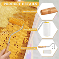 thumbnail image 6 of 4 Pcs Honey Extractor Uncapping Needle Roller Tool with Wood Handle for Beekeeper, Spinner, 6 of 8