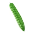 thumbnail image 2 of Tnarru Artificial Vegetable Centerpiece Simulation Vegetable for Drawing Party Shop Short Bitter Melon, 2 of 8