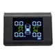 thumbnail image 4 of Sistema inalámbrico de monitoreo de presión de neumáticos TPMS solar ANGGREK Universal con 4 sensores externos para camiones, 4 of 8