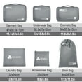 thumbnail image 2 of Somago 6 Pcs Packing Cubes for Travel with Clothes Shoes Cosmetics Toiletries Storage Bags Luggage Organizers for Suitcase Travel Essentials, 2 of 6