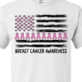 thumbnail image 4 of Inktastic Breast Cancer Awareness Pink Ribbons and Flag T-Shirt, 4 of 5