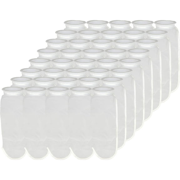 SpiroPure SP-BN-420-600 600 Micron #4 (20”) Woven Nylon Monofilament Mesh Liquid Bag Filter BN-420-600 255038-03 (Case of 40)