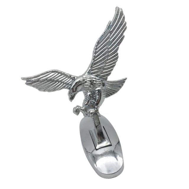Riwesomey Águila en vuelo, pegatinas para coche, insignia, capó, cubierta de motor, calcomanías para capó, cabeza plateada, accesorios de decoración, Automoción decorativa y accesorios