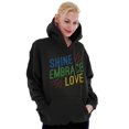 thumbnail image 3 of Shine Embrace Autistic Awareness Hoodie Sweatshirt Women Men Brisco Brands S, 3 of 6