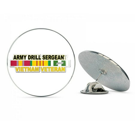 - U.S. Army Drill Sergeant Vietnam Veteran Metal 0.75