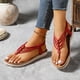 thumbnail image 4 of Sandalias Planas con Correas de Tobillo Multi Correa Pie Post, Plantillas para Pies Planos Acolchados Verano, 4 of 9