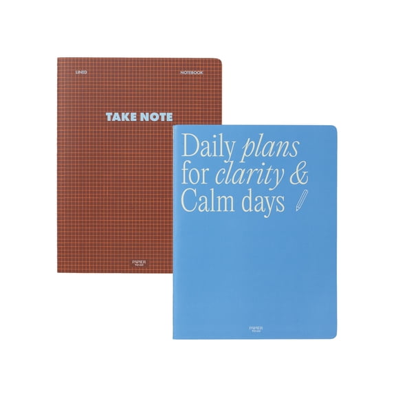 Papier To Go Set of 2 Lined Composition Notebooks