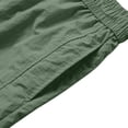 thumbnail image 3 of Cargo Shorts for Men Pack of 9 Summer Gym Shorts for Men Loose Elastic Waist Drawstring Cargo Shorts with Pocket Lightweight Casual Sports Shorts Green-a L, 3 of 7